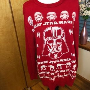 Star Wars Darth Vader Mens Christmas Sweater Medium